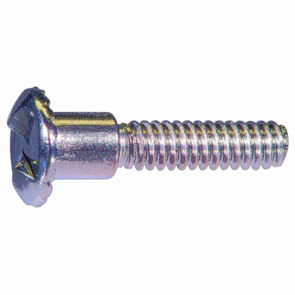 Midwest Fastener #10-24 x 15/16 in Slotted Pan Machine Screw, Zinc Plated Steel, 6 PK 932627 - main
